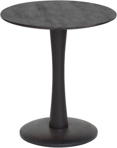 End table Ø55, high, Black - Flare Furniture
