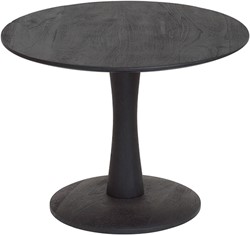 End table Ø60, low, Black  - Flare Furniture