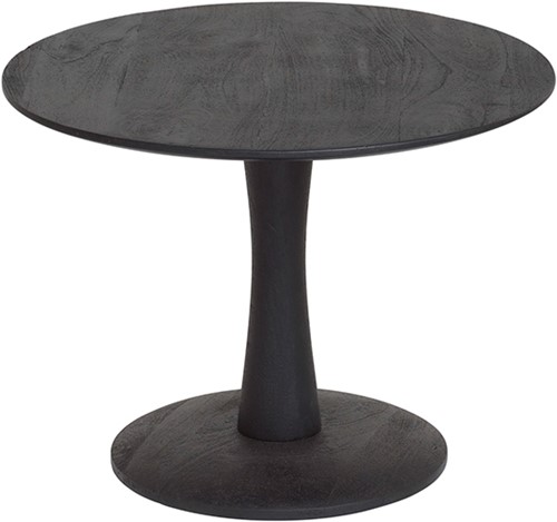 Bijzettafel Ø60, laag, Black - Flare Furniture