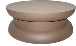 Parma salontafel, Ø85, H30, Brown - Formaggio Collection