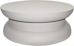 Parma salontafel, Ø85, H30, Off-White - Formaggio Collection