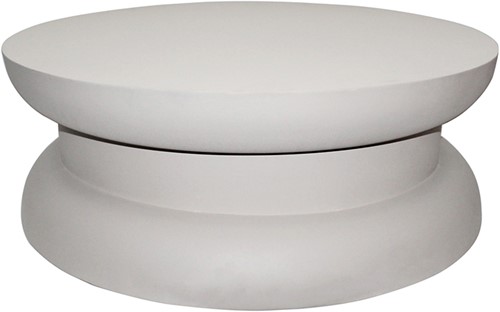 Parma coffee table, Ø85, H30, Off-White - Formaggio Collection