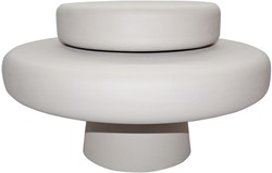 Alkmaar table basse, Ø68, H38.5, Off-White - Formaggio Collection