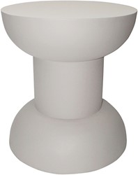 Parma bijzettafel, Ø45, H50, Off-White - Formaggio Collection