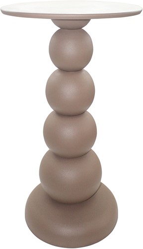 Gouda plant table, Ø46, H86, Brown - Formaggio Collection