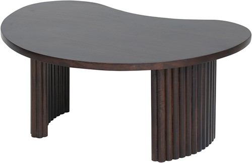 Firenze salontafel 85, boon vorm, Mango Brown Walnut - Mix & Match Collection