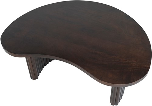 Firenze salontafel 85, boonvorm, Mango Brown Walnut - Mix & Match Collection-2