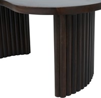 Firenze salontafel 85, boonvorm, Mango Brown Walnut - Mix & Match Collection-4