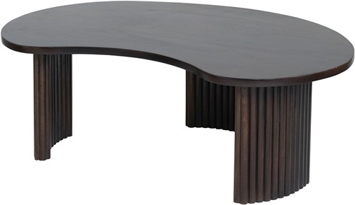 Firenze salontafel 125, boon vorm, Mango Brown Walnut - Mix & Match Collection
