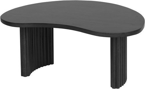 Firenze salontafel 85, boon vorm, Black - Mix & Match Collection