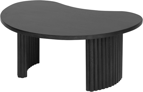 Firenze Couchtisch 85, Bohnenform, Black - Mix & Match Collection-1