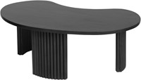 Firenze Couchtisch 125, Bohnenform, Black - Mix & Match Collection-1