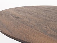 Table d'appoint Ø50, H43, Acacia Marron Brown - Gemini Table Collection-2
