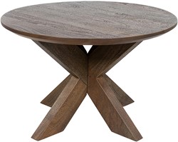 Coffee table Ø60, H38, Acacia Marron Brown - Gemini Table Collection