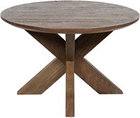 Salontafel Ø60, H38, Acacia Marron Brown - Gemini Table Collection-1