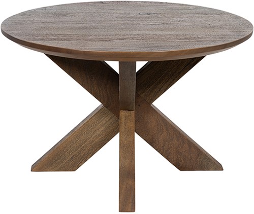 Salontafel Ø60, H38, Acacia Marron Brown - Gemini Table Collection-1