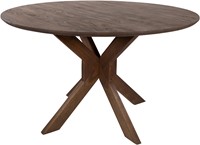 Table séjour Ø150, Acacia Marron Brown - Gemini Table Collection