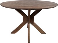 Eetkamertafel Ø150, Acacia Marron Brown - Gemini Table Collection-1