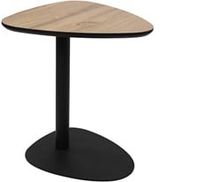 Graziano laptoptafel - organisch - Laag 50 - leg black - Unlimited Laminate Collection
