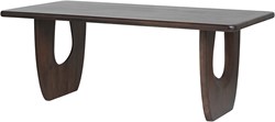Table séjour 280, Mango Brown Walnut - Handai Table Collection
