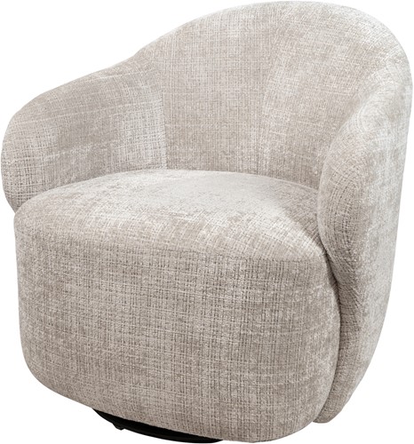 Jimi draaifauteuil 360 - Cremona - Taupe 04 - Star Collection