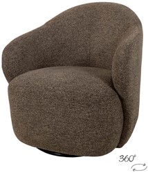 Jimi swivel armchair 360 - Star Collection