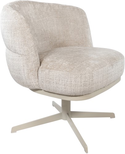 JLo dining chair - swivel 360 beige - Star Collection-11