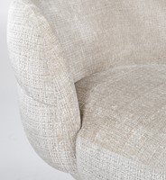JLo dining chair - swivel 360 beige - Star Collection-12