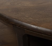 End table Ø50, H50, Mango Brown Walnut - Jumbo Collection-3