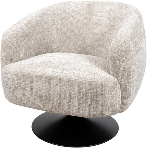 Louis draaifauteuil 360 - Cremona - Taupe 04 - Star Collection