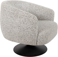 Louis draaifauteuil 360 - Puente - Ecru 06 - Star Collection-3