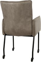 Luna eetkamerstoel - wheel - met arm - Dutch Industries Chairs-2