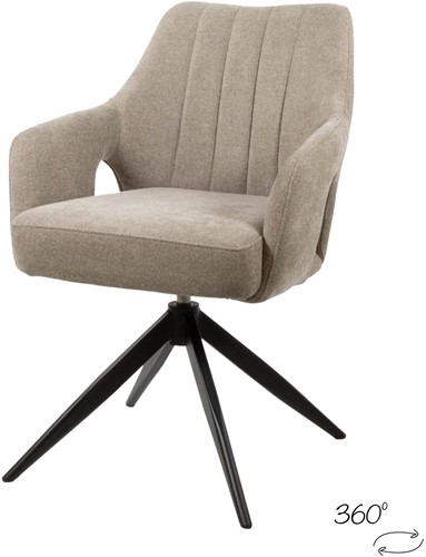 Marley dining chair - swivel 360ARS - Unique Collection