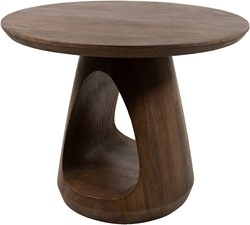 Bremen coffee table Ø60, H45, Mango Matt Walnut - Must Have Collection