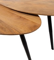 Kassel salontafel organisch, set van 2, Smooth Natural (17mm) - Must Have Collection-2