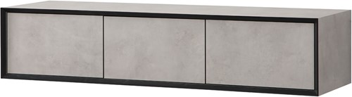 Montano hanging TV cabinet 140 - Pebble stone - Unlimited Laminate Collection