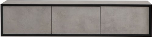 Montano hanging TV cabinet 140 - Pebble stone - Unlimited Laminate Collection-1