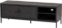 TV cabinet 160 with 2 doors and 2 open compartments - Montclair Collection