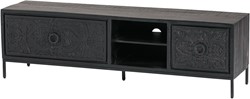 TV cabinet 190 with 3 doors and 2 open compartments - Montclair Collection