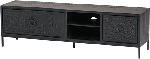 TV cabinet 190 with 3 doors and 2 open compartments - Montclair Collection