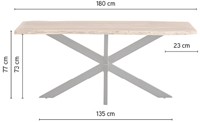 Table séjour 180 - Nebel Table Collection-1