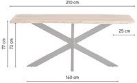 Dining room table 210 - Nebel Table Collection-1