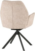 Norbert armstoel - draaipoot 180ARS - frame 03 black metal - Dutch Industries Chairs-2