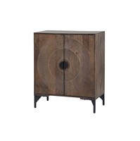 Nippon 2-türiger Schrank, niedrig, Mango Brown Walnut - Mix & Match Collection