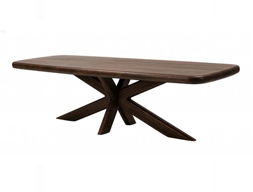 Dining table 260, elongated with rounded corners, Mango Wabi Brown - Obelix Table Collection