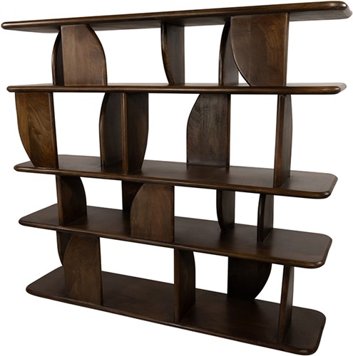 Oregano bibliothèque 140, Mango Brown Walnut - Oregano Collection