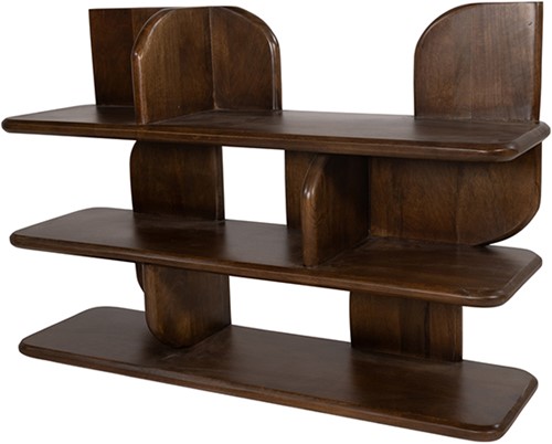 Oregano wallshelf 90, Mango Brown Walnut - Oregano Collection