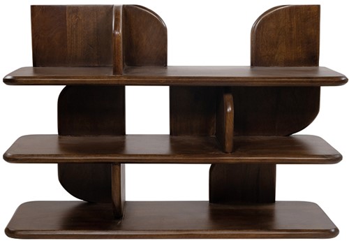 Oregano wallshelf 90, Mango Brown Walnut - Oregano Collection-1