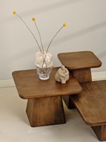 Couchtisch 80, Mango Brown Walnut - Stockholm Collection-2