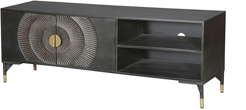 TV dressoir 160 met 2 deuren en 2 open vakken - Sun Collection